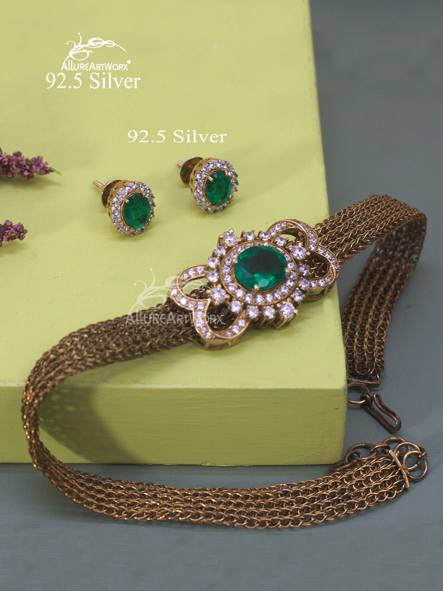 Atreyi Silver Choker