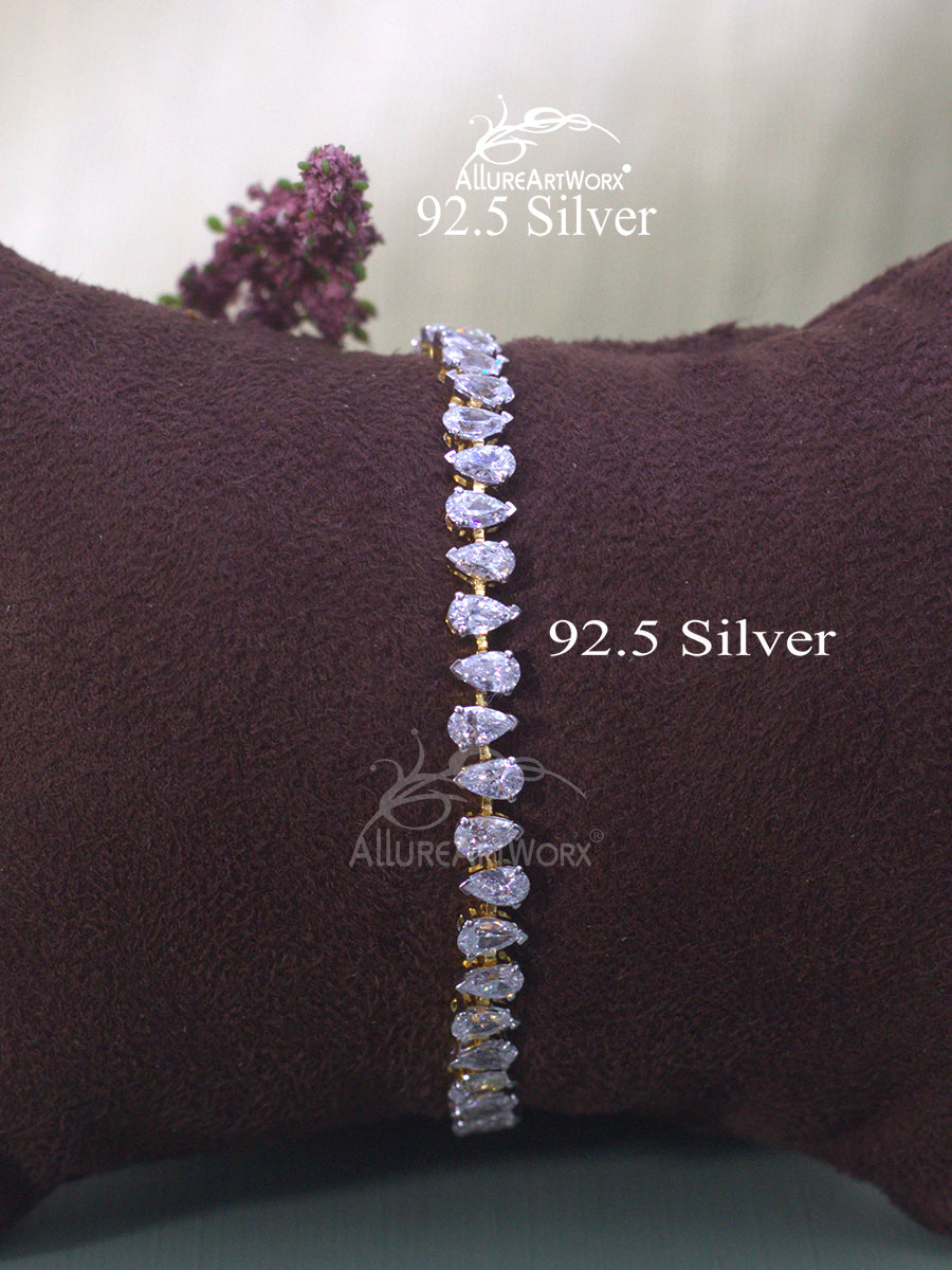 Alenka Silver Tennis Bracelet