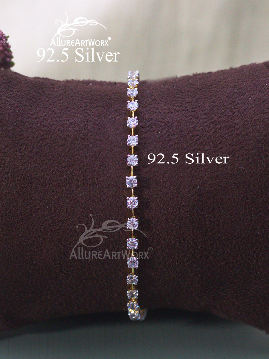 Aino Silver Tennis Bracelet