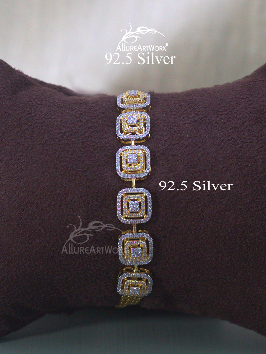 Della Silver Chain Bracelet