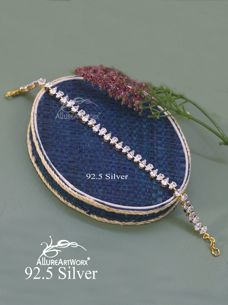 Alenka Silver Tennis Bracelet