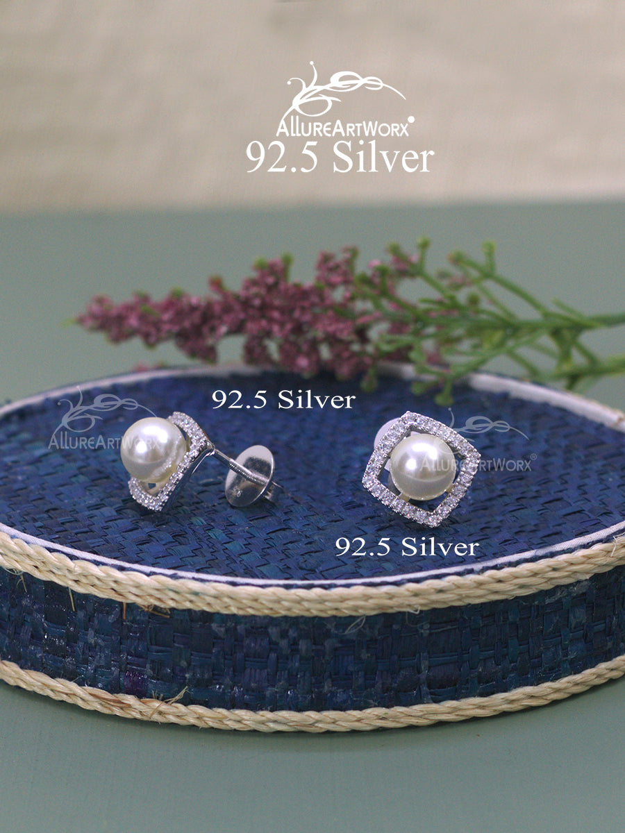 Snazzy Silver Earrings