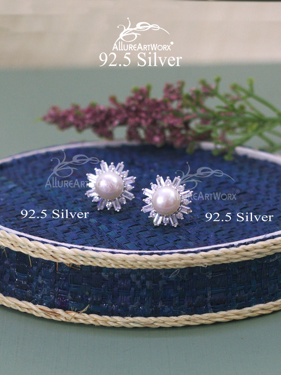 Flora Silver Earrings