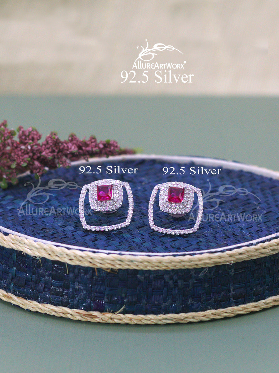 Aurora Silver Earrings