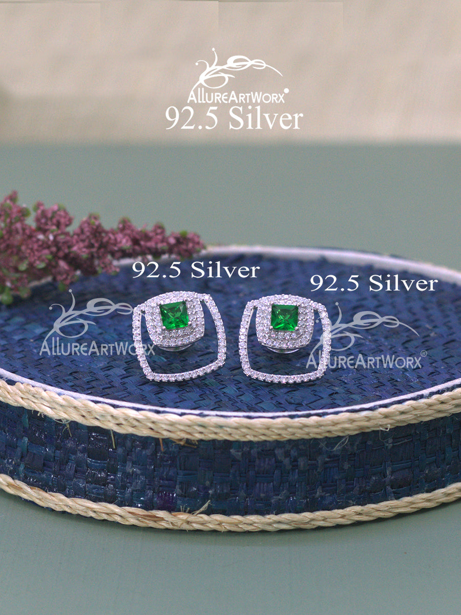 Aurora Silver Earrings