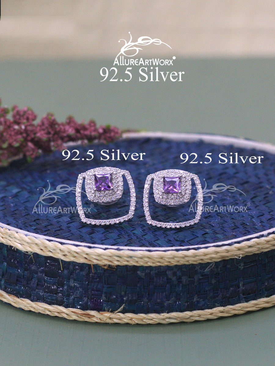 Aurora Silver Earrings