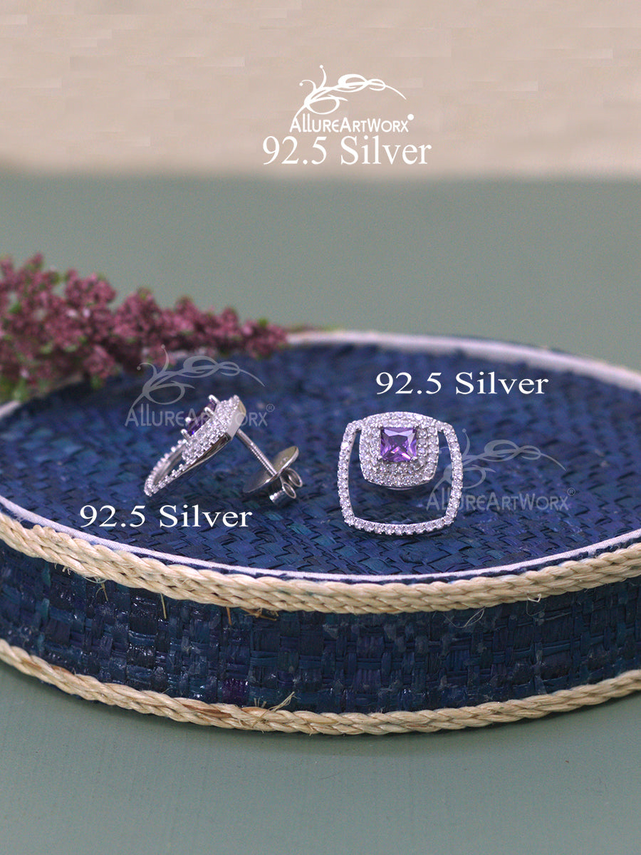 Aurora Silver Earrings