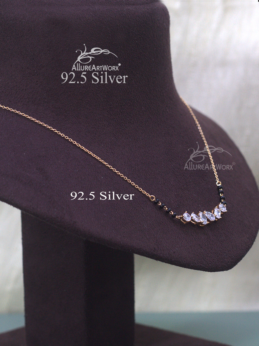 Aulii Silver Mangalsutra