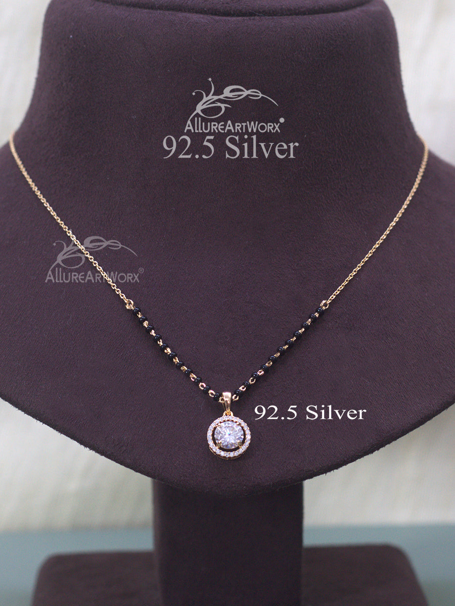 Snazzy Silver Mangalsutra