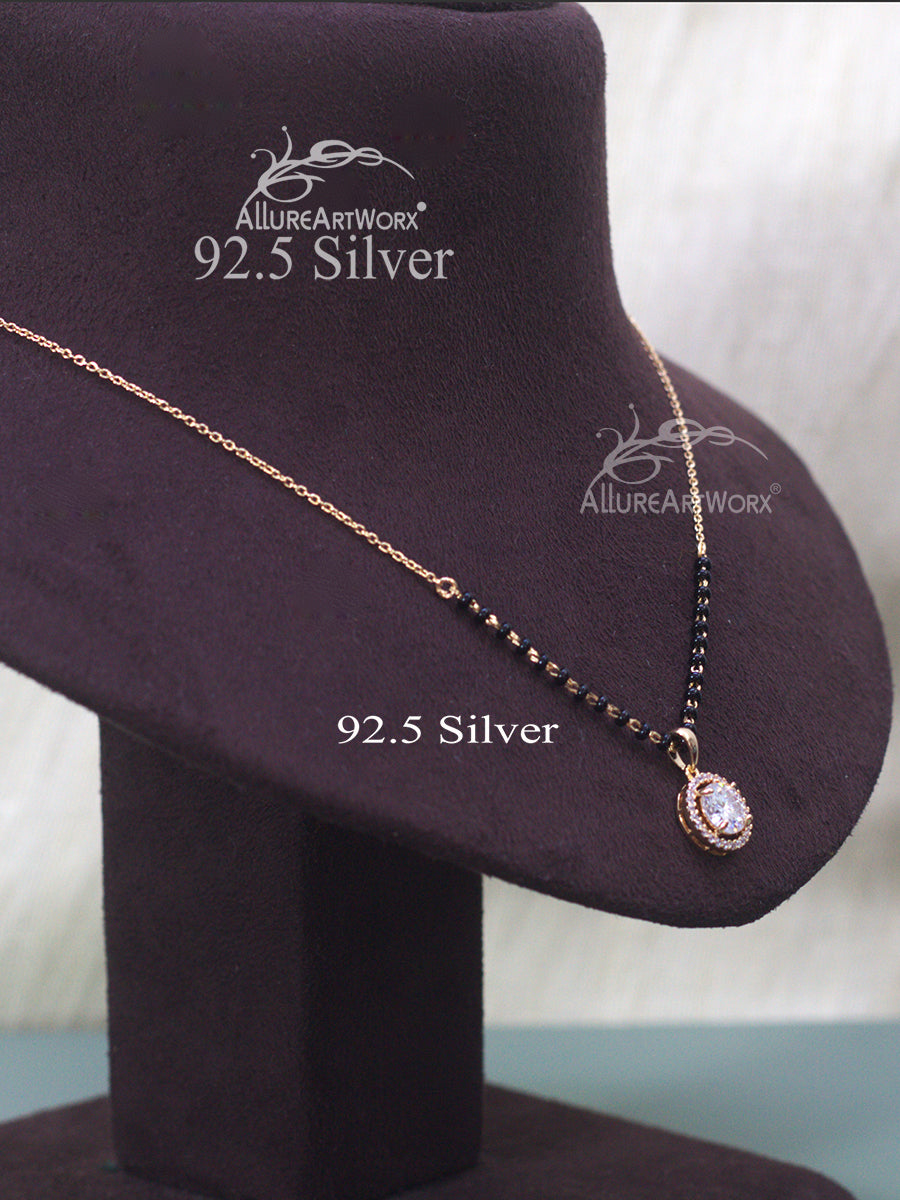 Snazzy Silver Mangalsutra