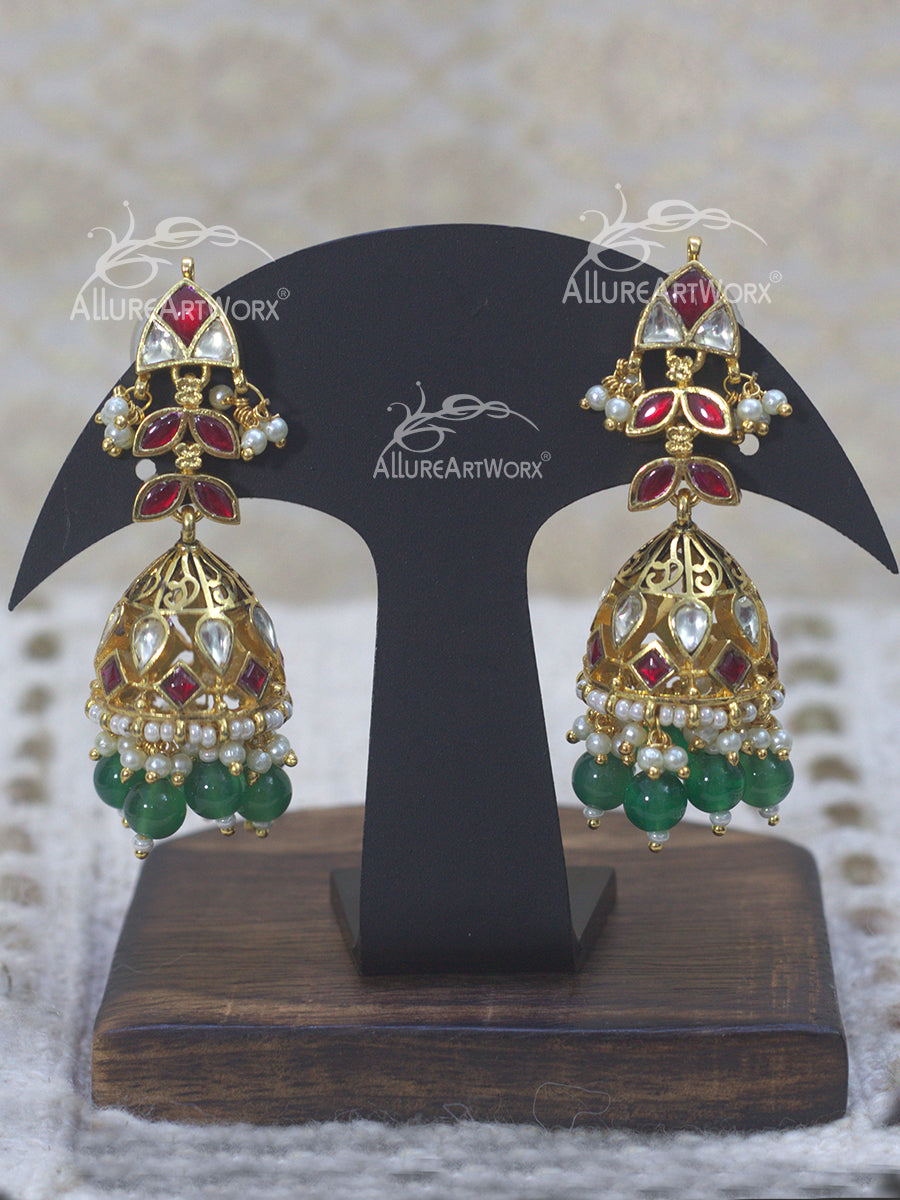 Jadau Jhumkas