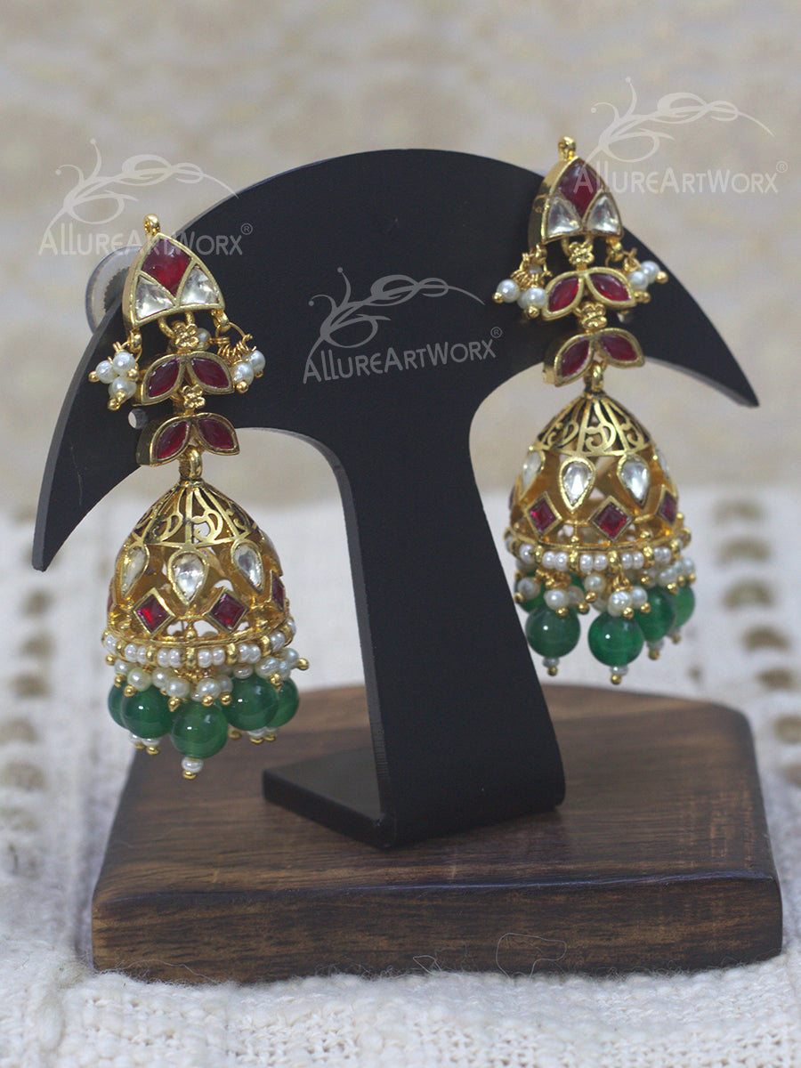 Jadau Jhumkas
