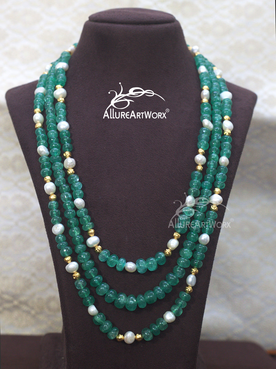 Quartz Pearl Neckpiece