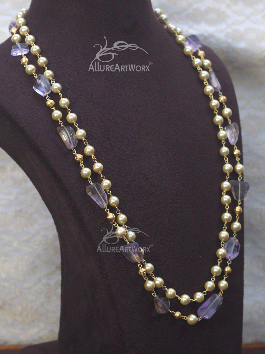 Ametrine Pearl Neckpiece