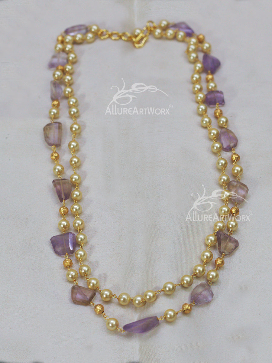 Ametrine Pearl Neckpiece