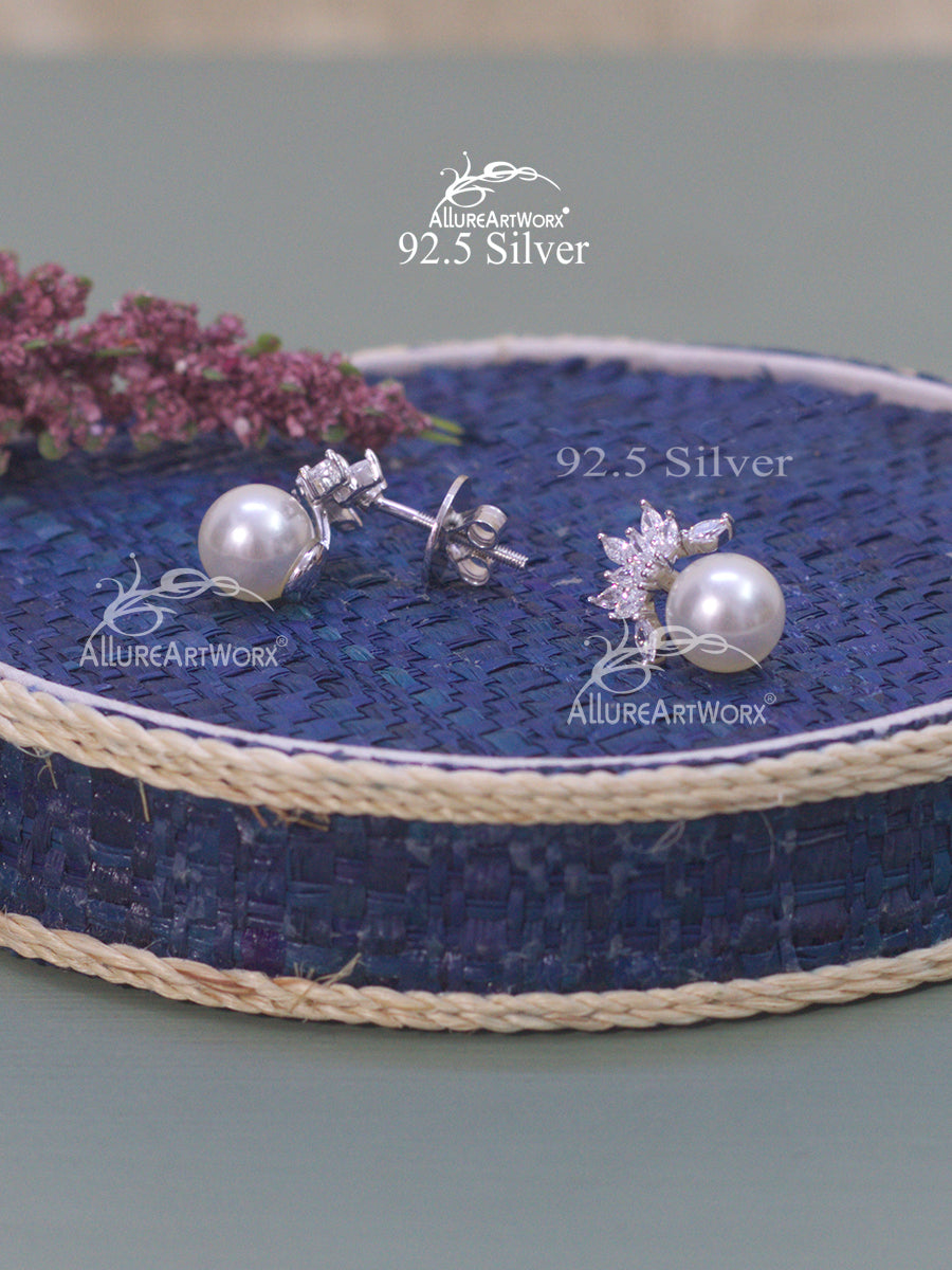 Snazzy Silver Earrings