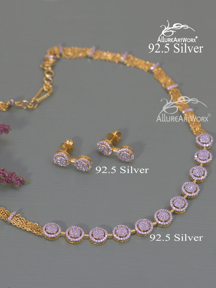 Alicia Silver Necklace