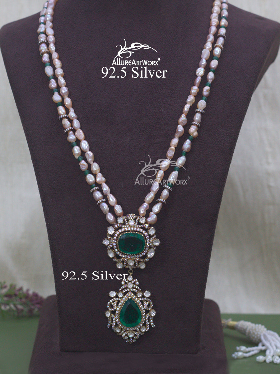 Naama Silver Necklace(long)