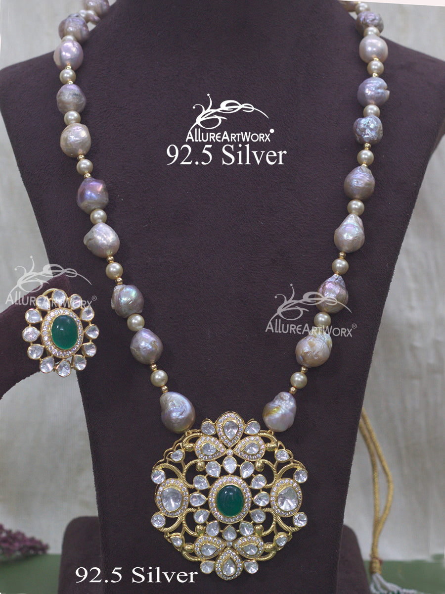 Cliantha Silver Necklace(long)