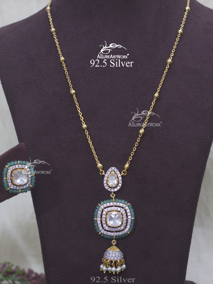 Zayn Silver Pendant Set