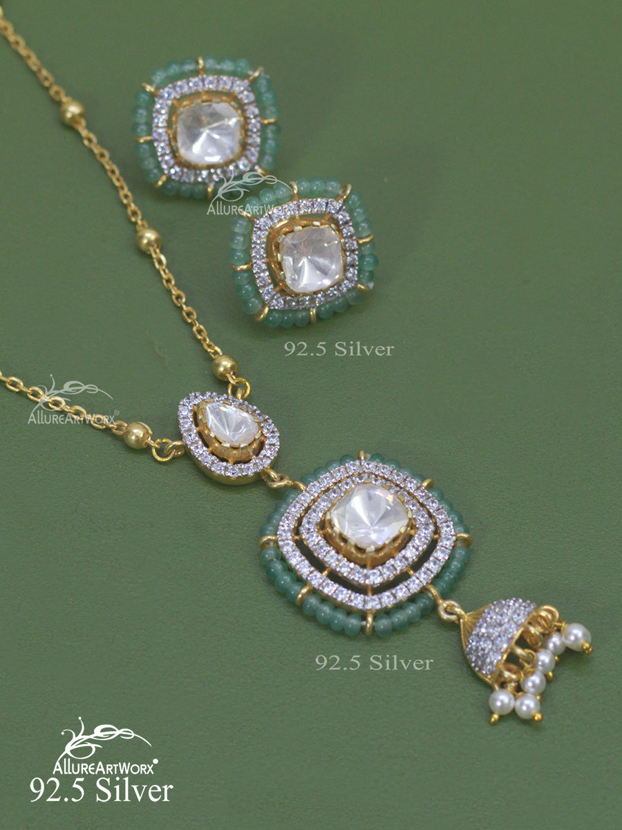 Zayn Silver Pendant Set