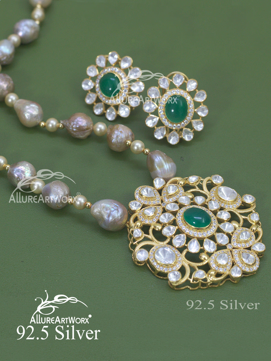 Cliantha Silver Necklace(long)