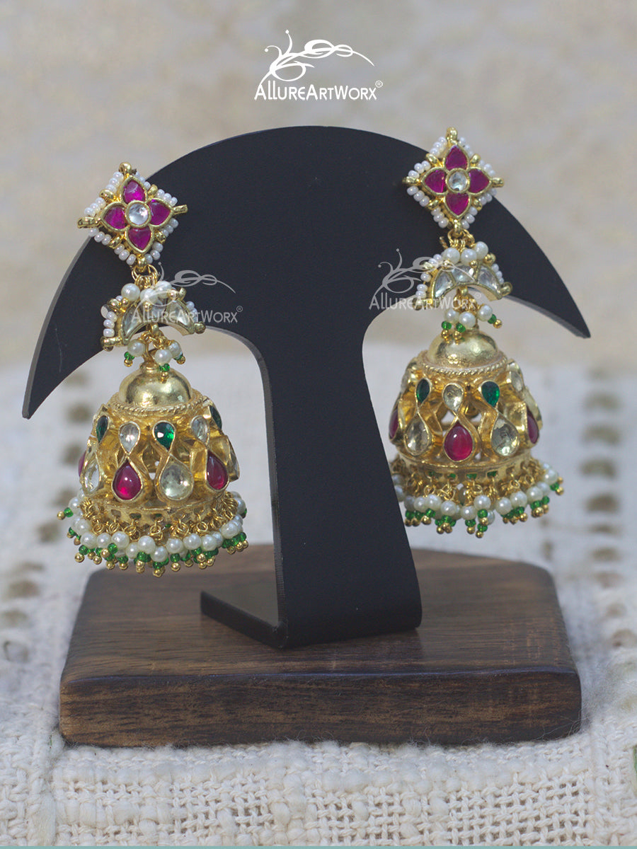 Jadau Jhumkas
