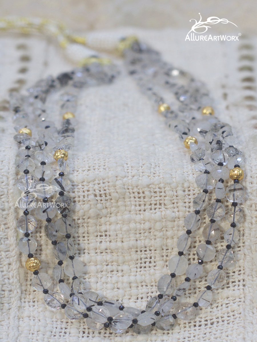 Black Rutile Neckpiece