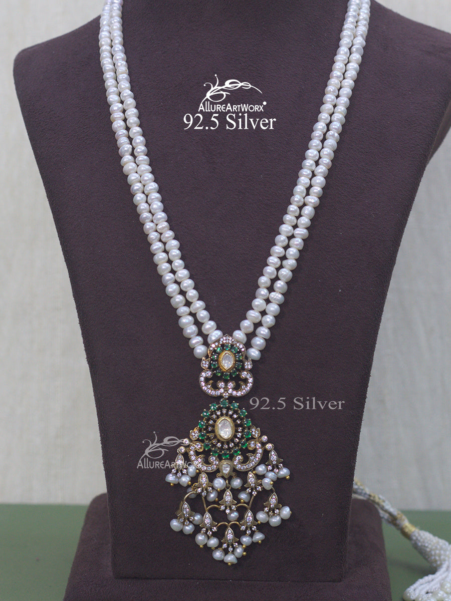 Milira Silver Necklace(long)