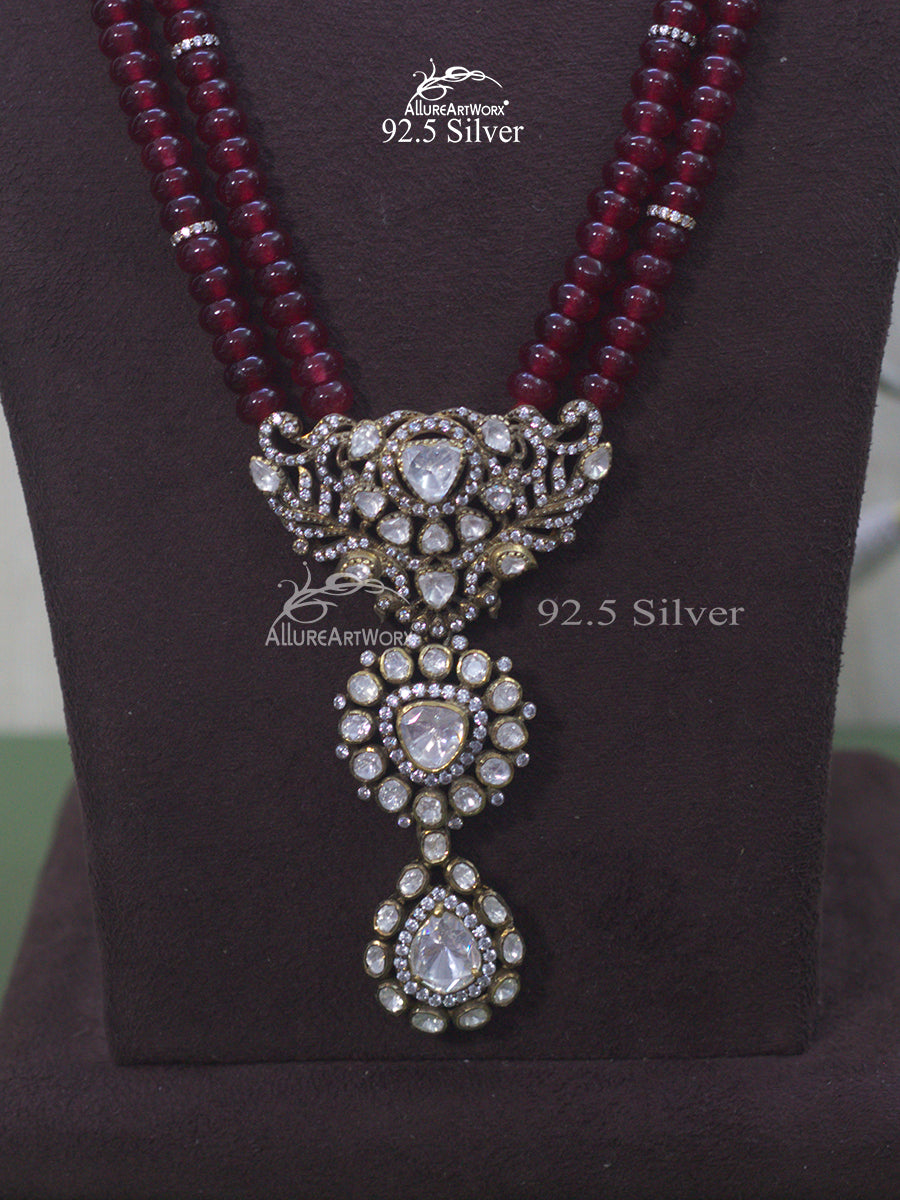 Kiara Silver Necklace(long)