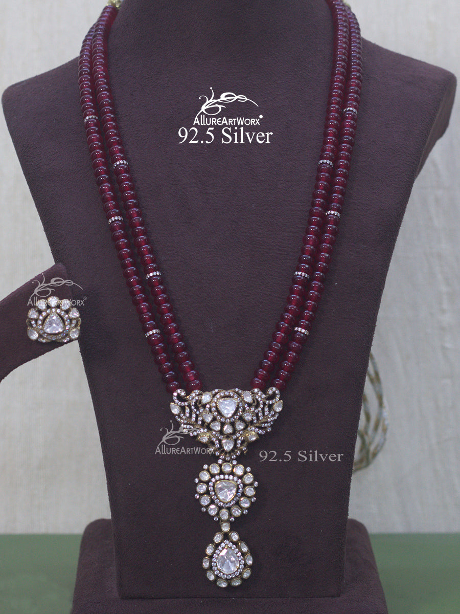 Kiara Silver Necklace(long)