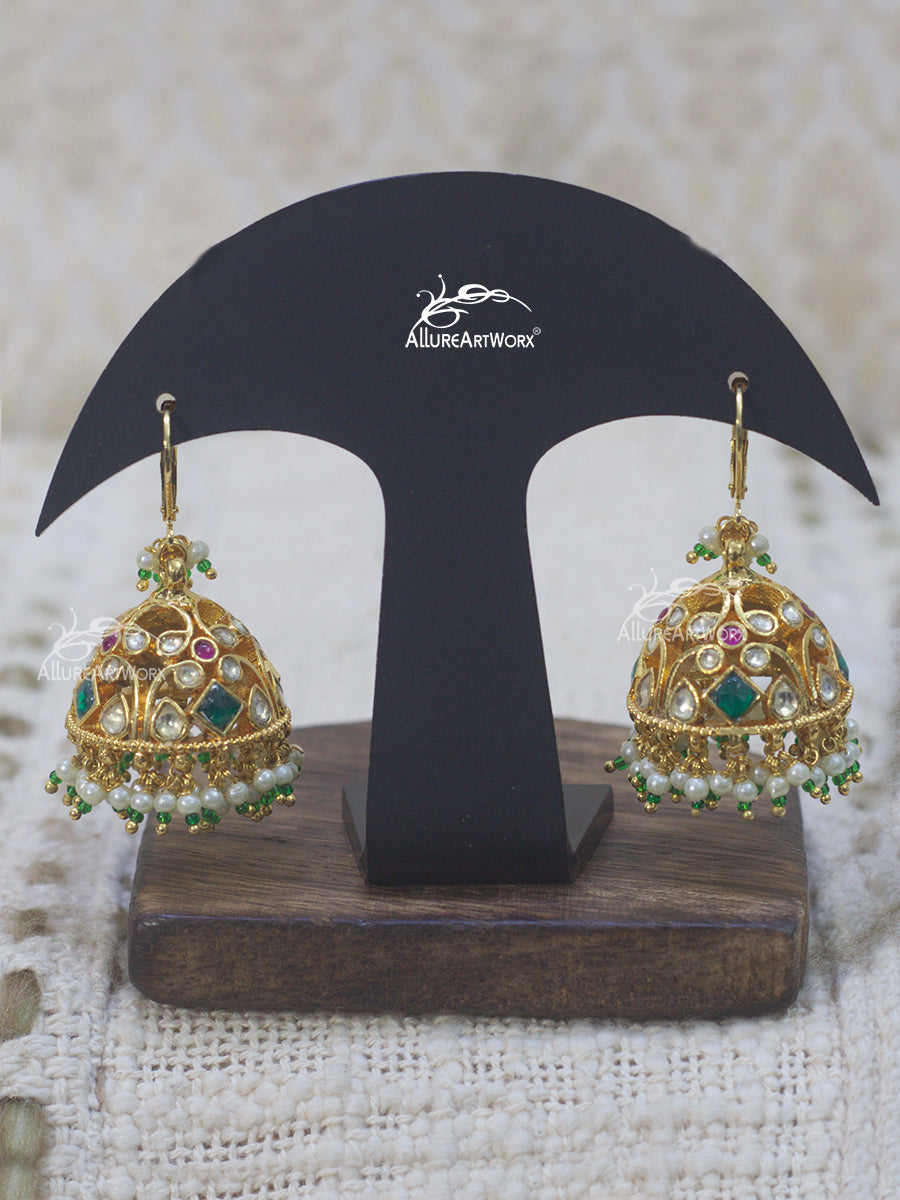 Jadau Jhumkas