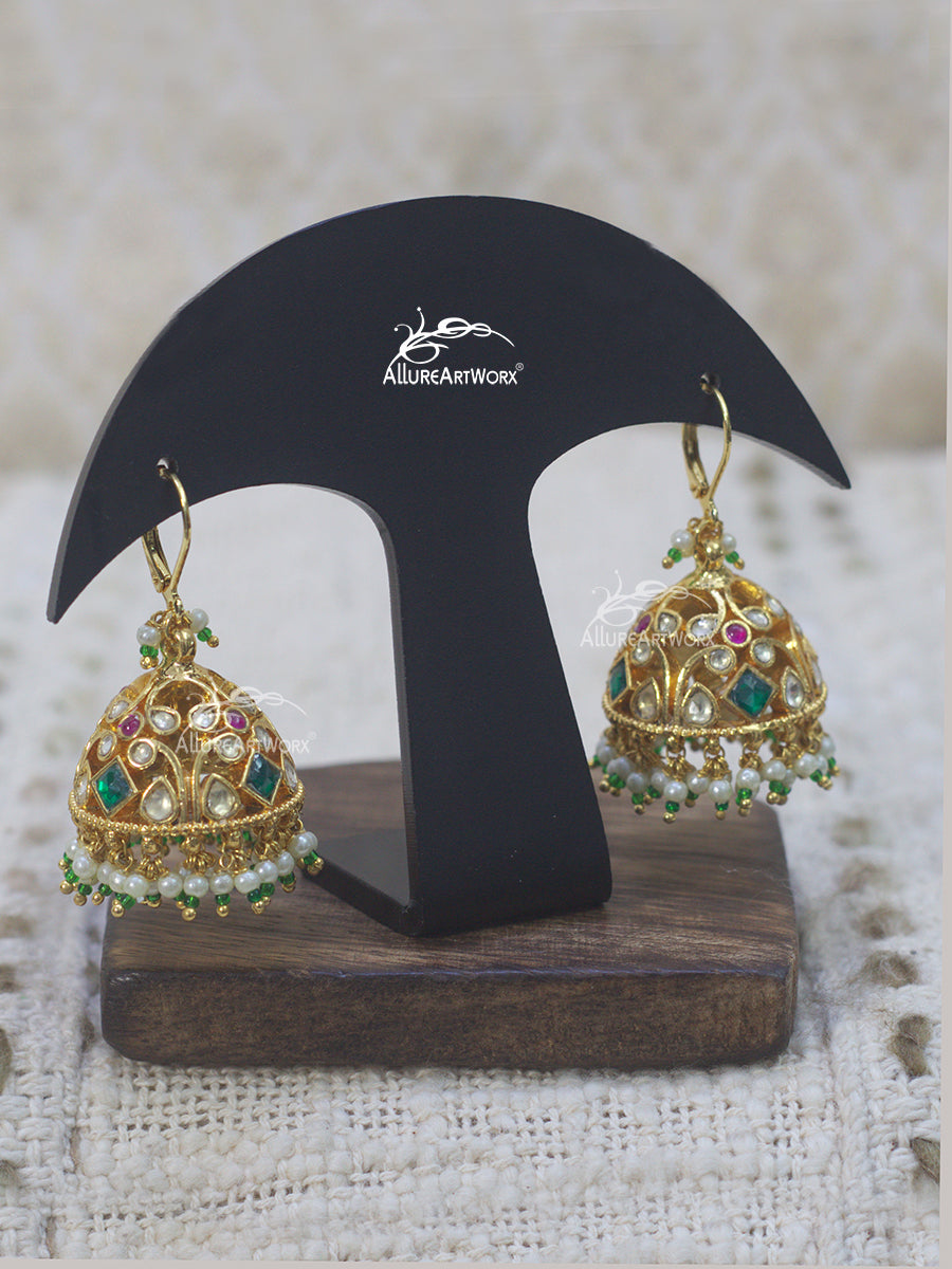 Jadau Jhumkas