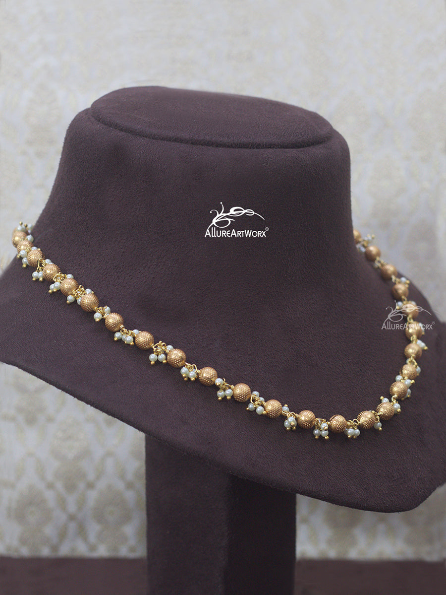 Gold Ball Neckpiece