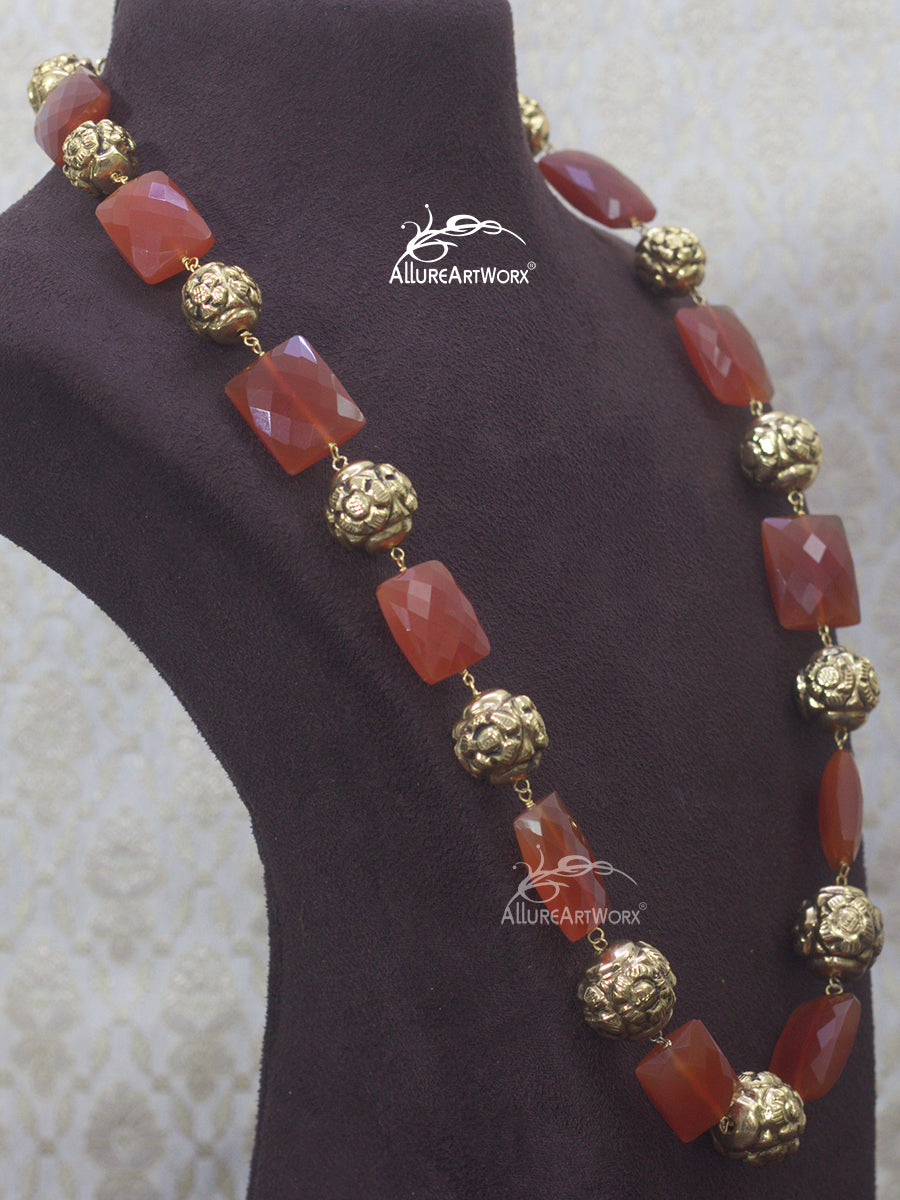 Brown Onyx Neckpiece