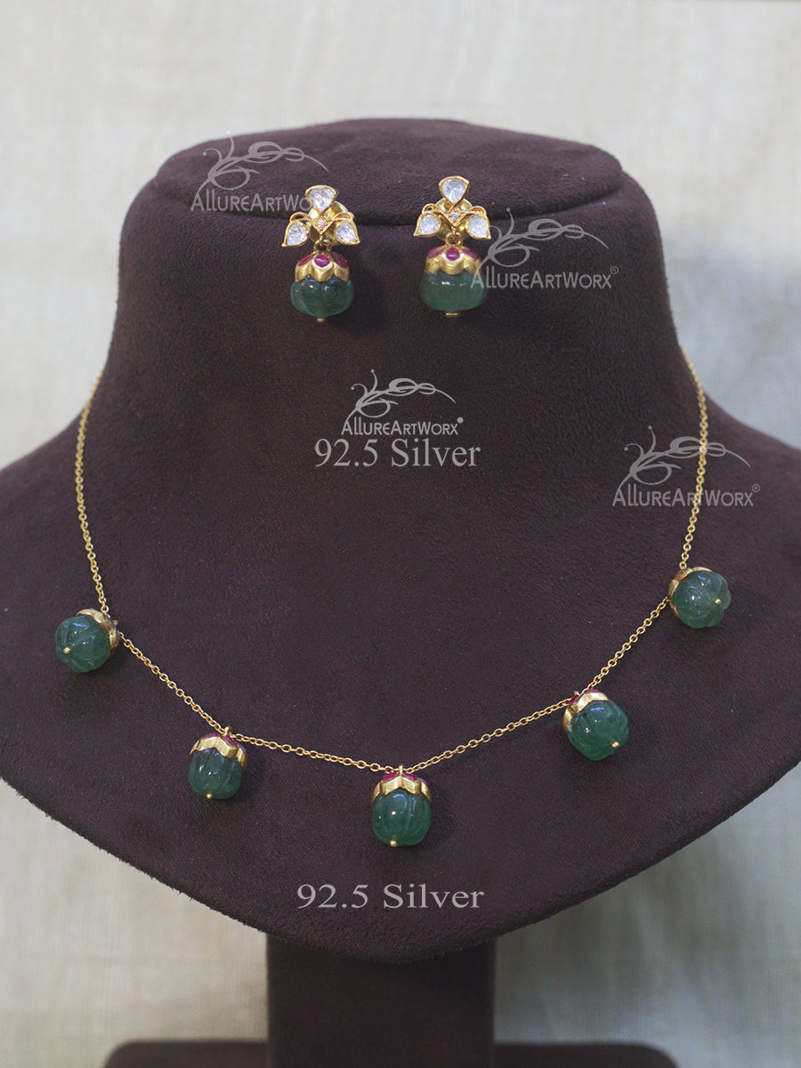 Calanthe Silver Necklace(Preorder)