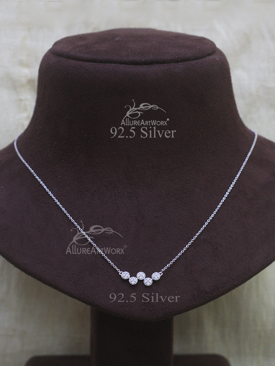 Paula Silver Pendant Set