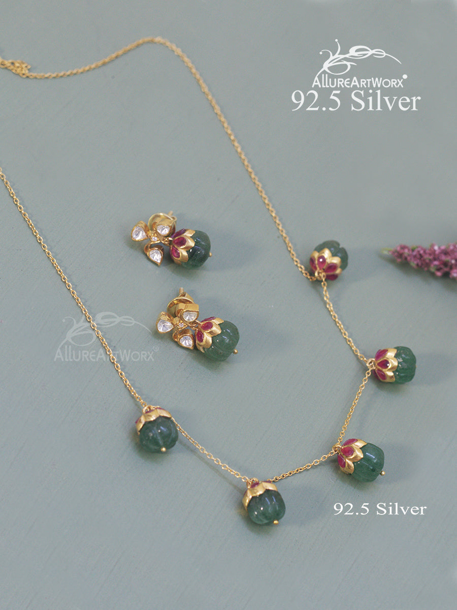 Calanthe Silver Necklace(Preorder)