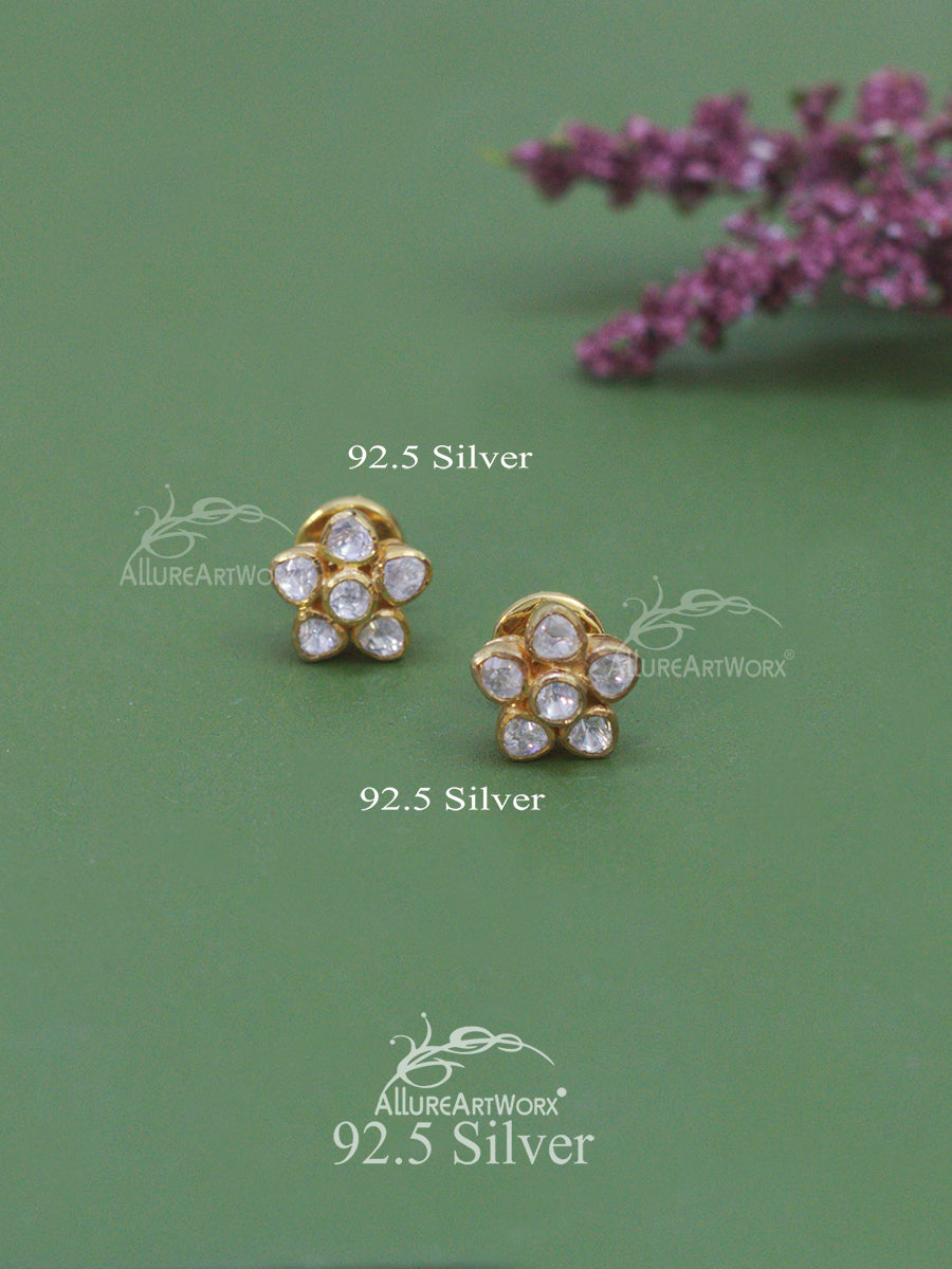 Blooming Silver Earrings