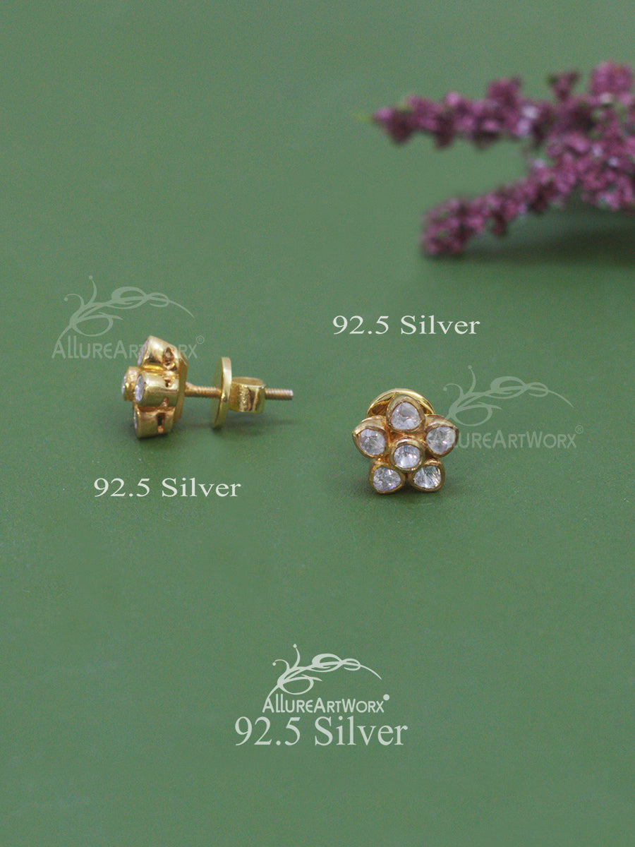 Blooming Silver Earrings