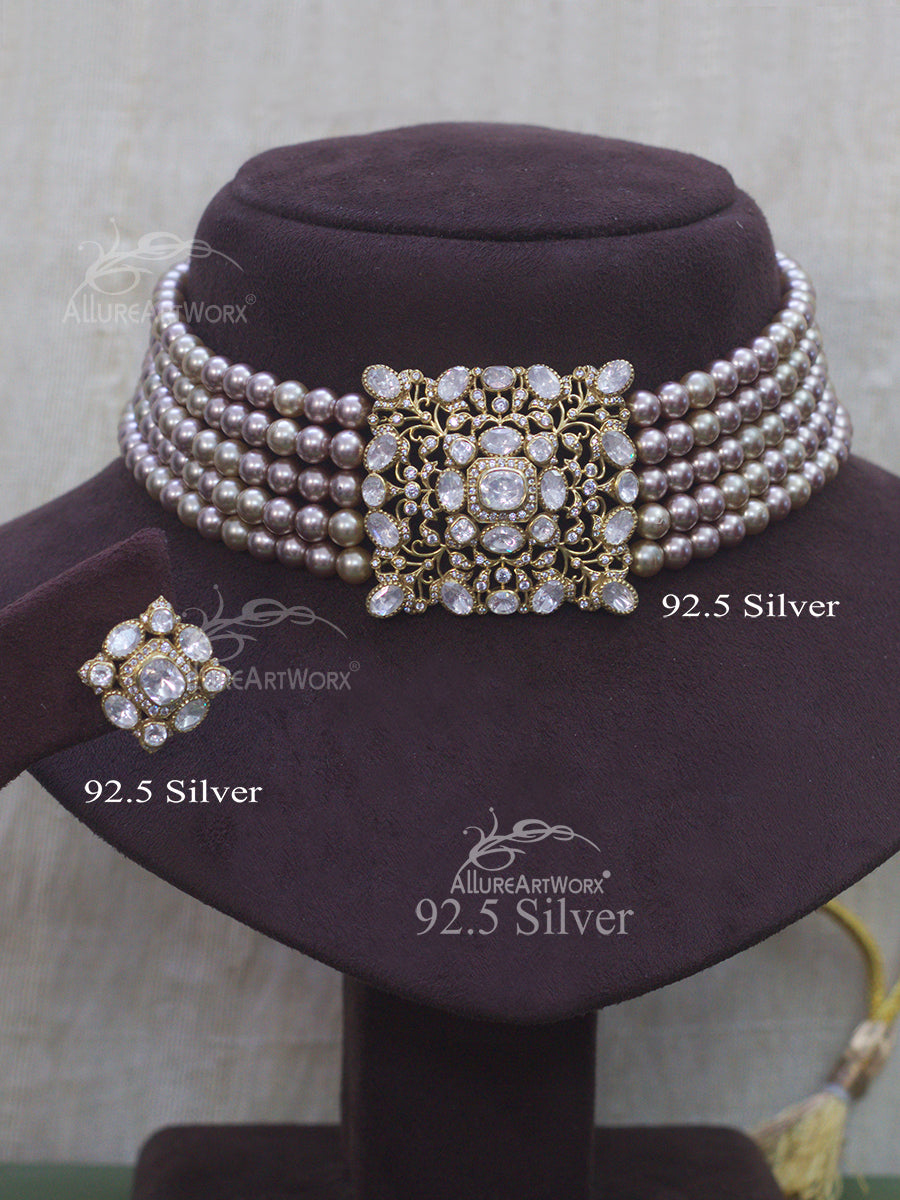 Alika Silver Choker