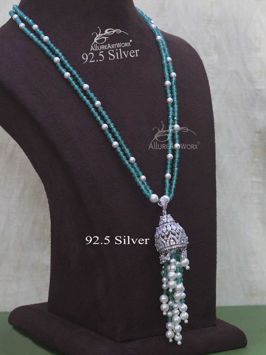 Chandelier Silver Necklace(long)