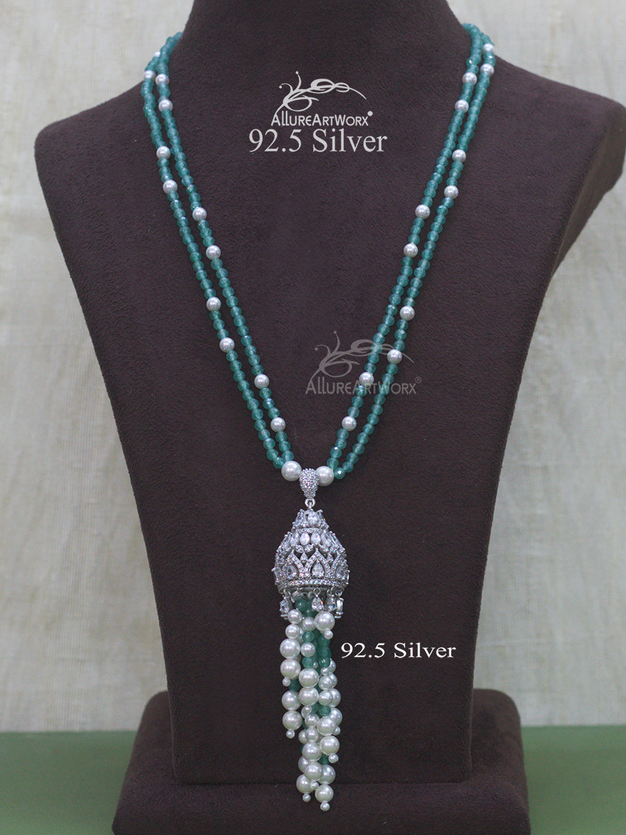 Chandelier Silver Necklace(long)