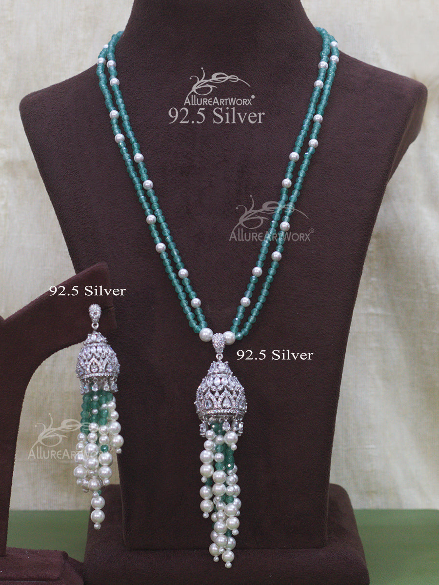 Chandelier Silver Necklace(long)