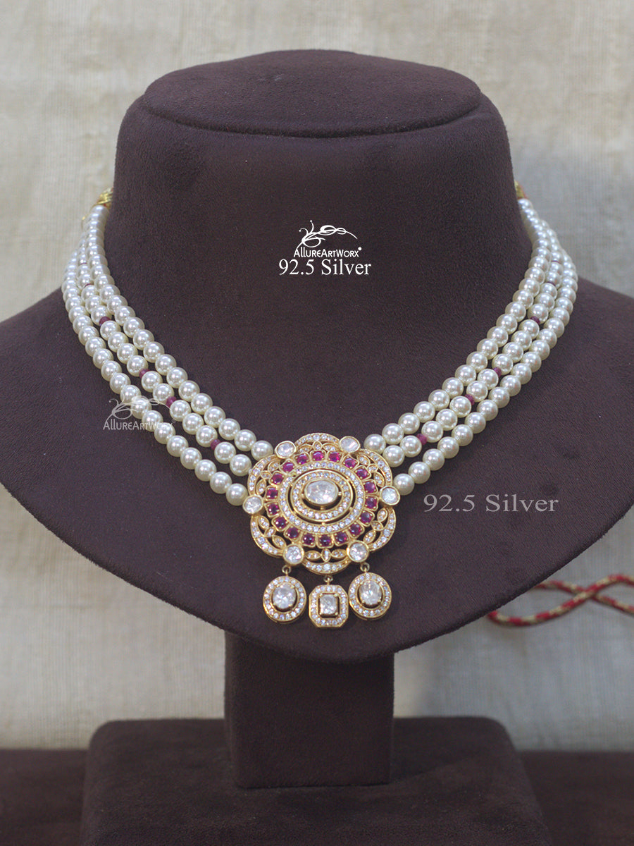 Cliantha Silver Choker