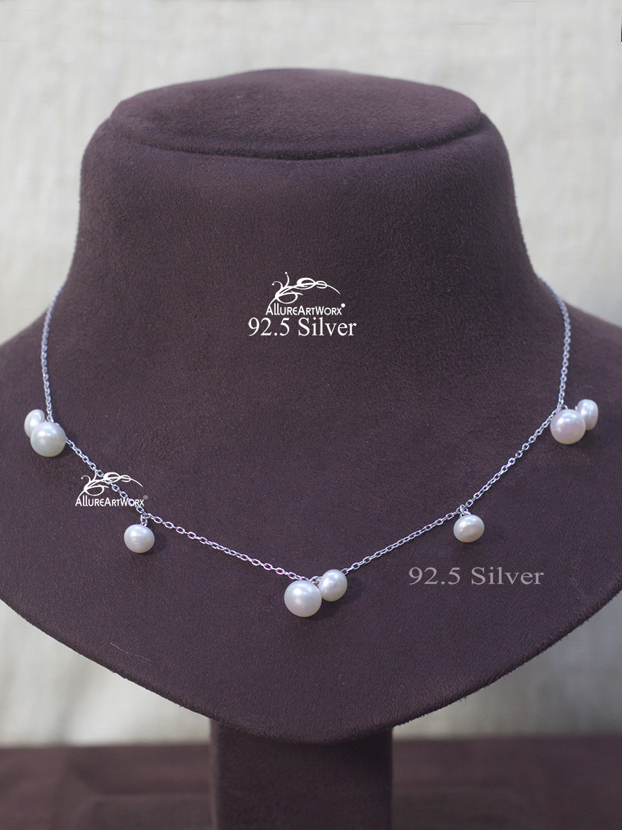 Maymie Silver Neckpiece