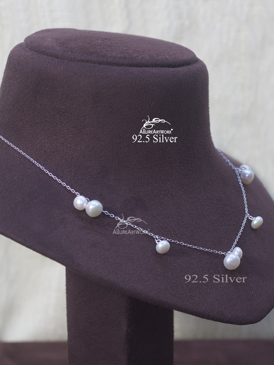 Maymie Silver Neckpiece