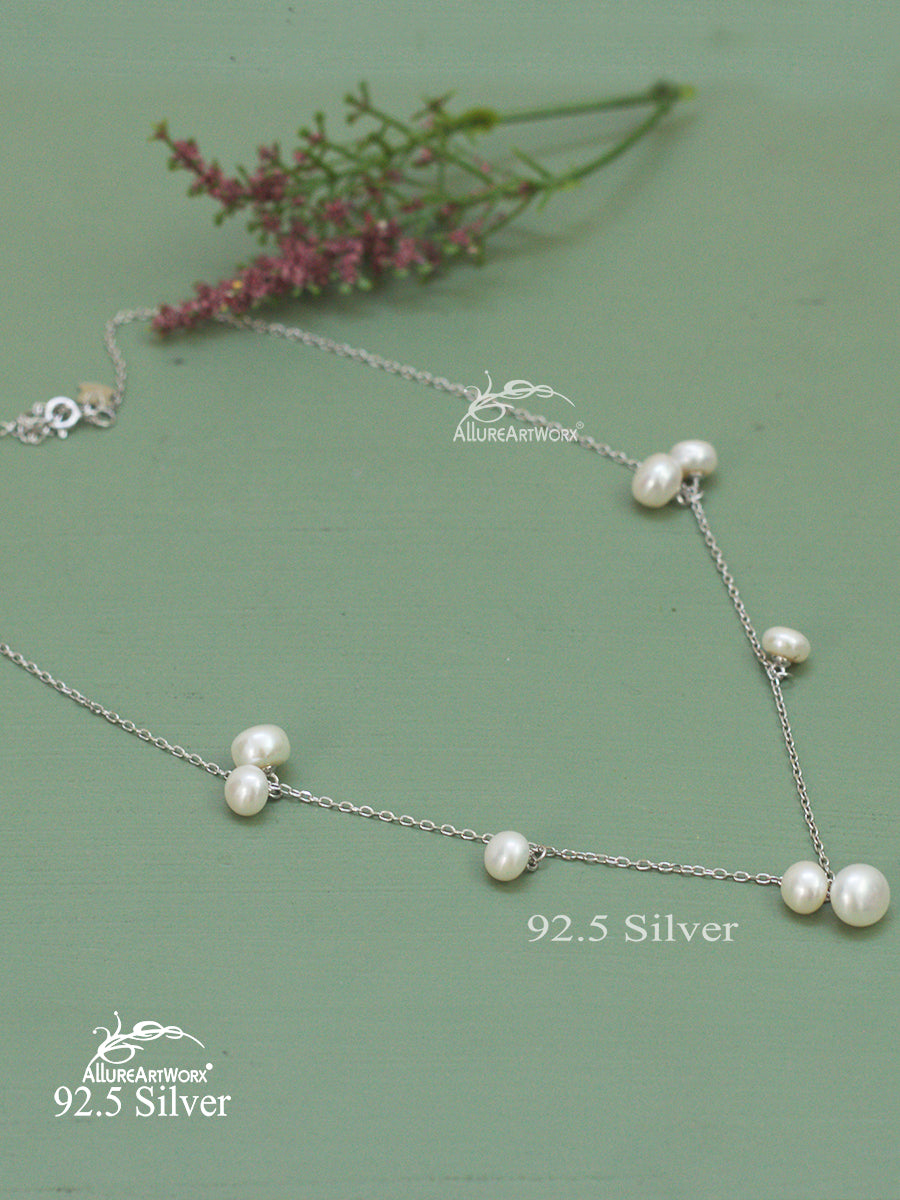Maymie Silver Neckpiece
