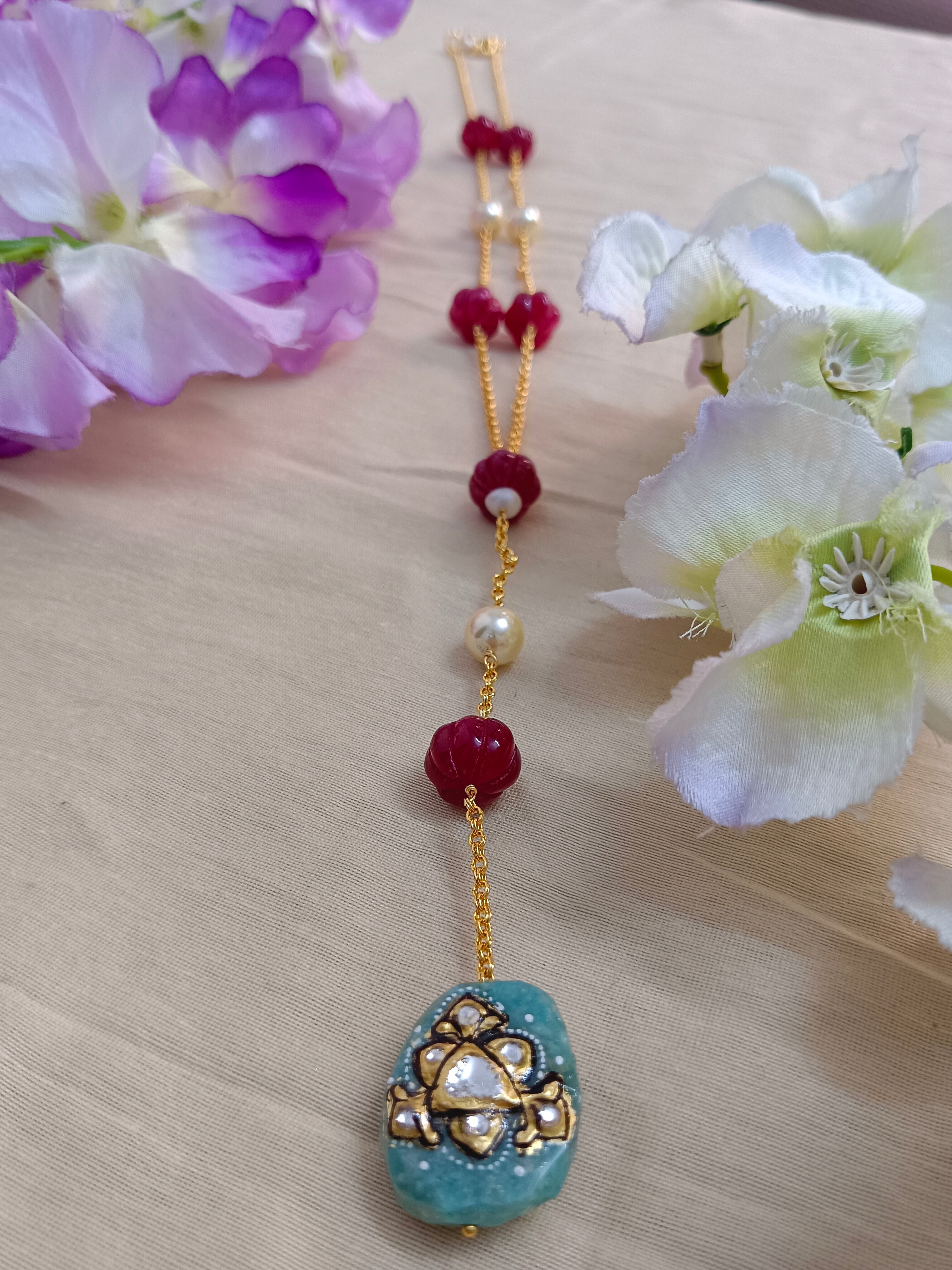 Amazonite Quartz Neckpiece