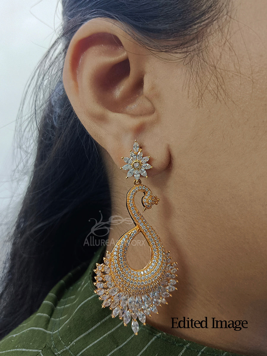 Peacock Earrings